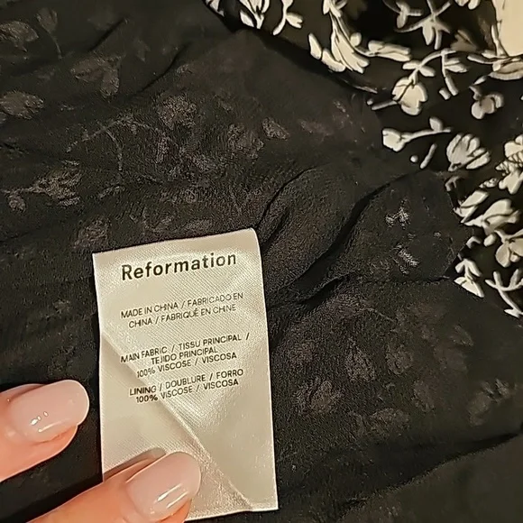 NWT Reformation Talleen Floral dress in Maria color - Picture 6 of 6